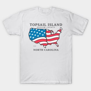 Topsail Island, NC Summer Patriotic Pride This Fourth T-Shirt